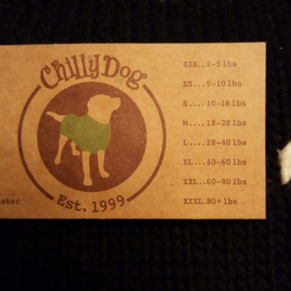 Chilly Dog Sweater Girly polka dots w/flower NWT - Picture 4 of 4